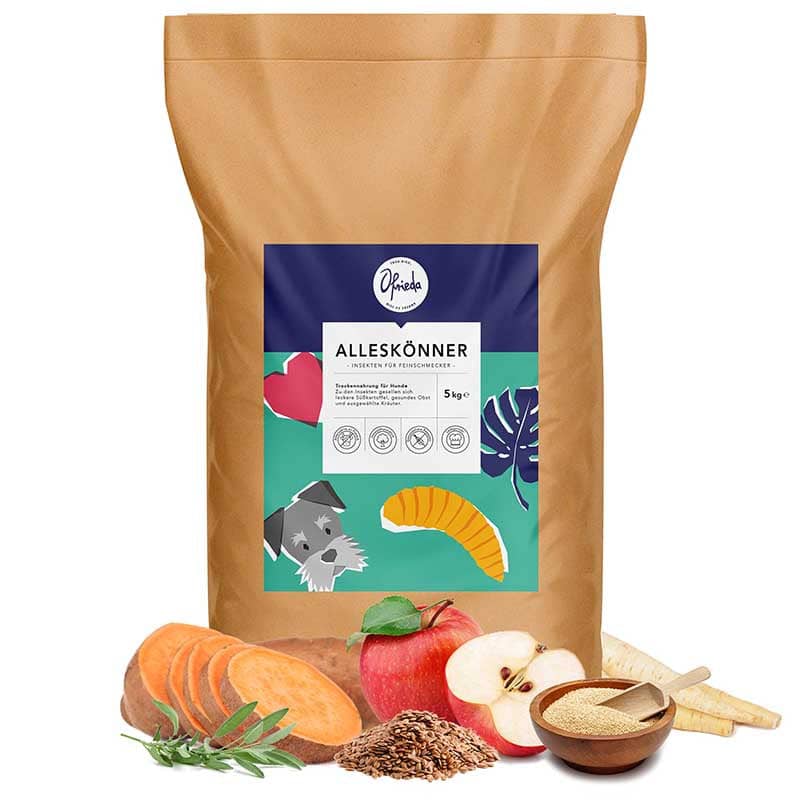 Hunde Trockenfutter aus Insekten Ofrieda Alleskönner 5 kg
