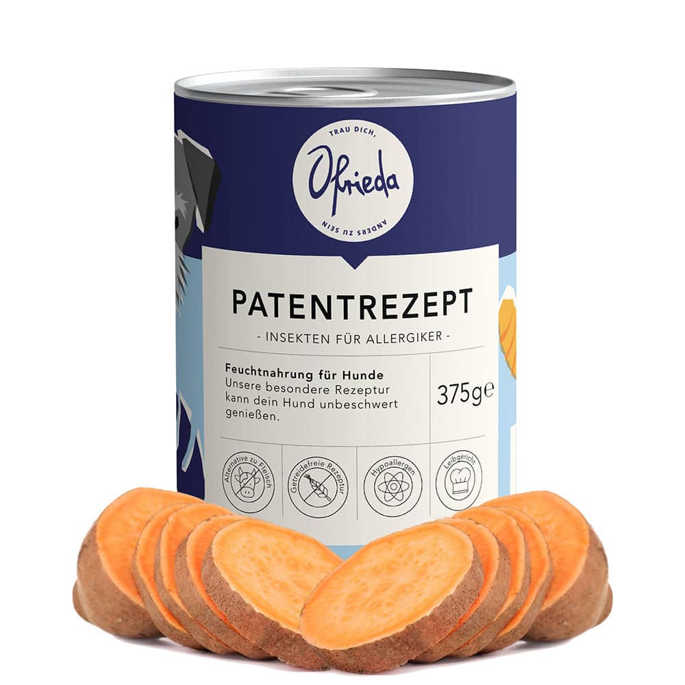 Ofrieda Patentrezept Nassfutter 375 g Hunde Nassfutter aus Insekten Ofrieda Patentrezept 375 g